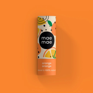 maemae baume à lèvres naturel orange