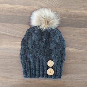vnor tuque contemporaine gris foncé