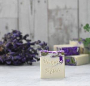 poussière d'étoile savon lilas