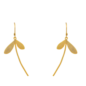 lost and faune boucles d'oreilles samarre or
