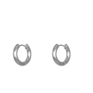 lost and faune boucles d'oreilles anneaux classiques argent