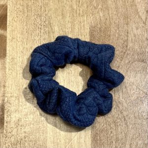 lune créations québécoises chouchou tricot bleu
