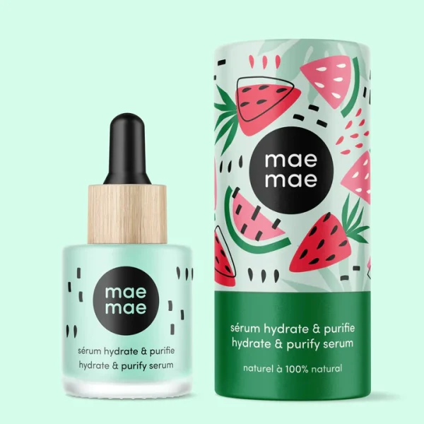 maemae serum hydrate et purifie fraise et melon d'eau