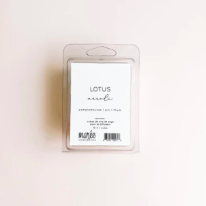 marée chandelles pastille cube de cire de soya lotus et néroli