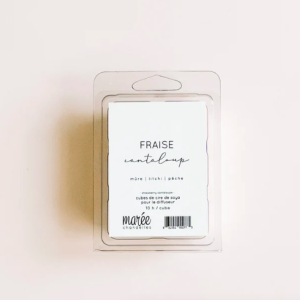 marée pastille cire fraise cantaloup
