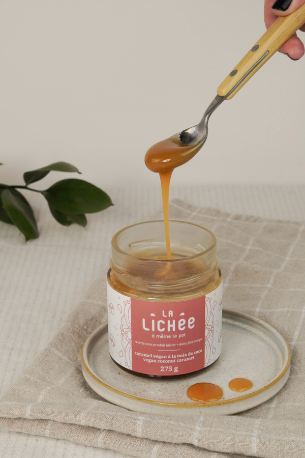 la lichée caramel vegan à la noix de coco