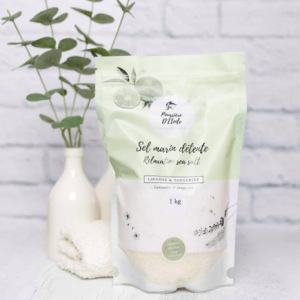 savonnerie poussière d'étoiles sels de bain lavande et tangerine