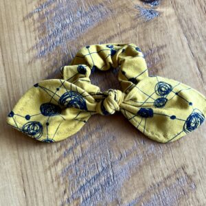 lune créations québécoises chouchou boucle jaune