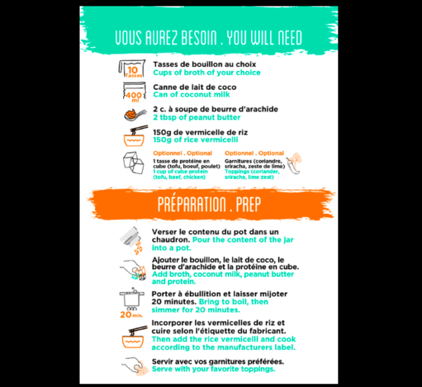 Tout-en-pot SOUPE ASIATIQUE AUX VERMICELLES