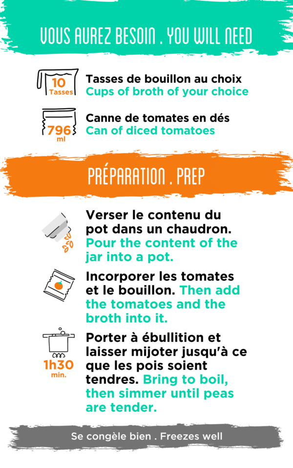 SOUPE MINESTRONE 6 GRAINS tout en pot