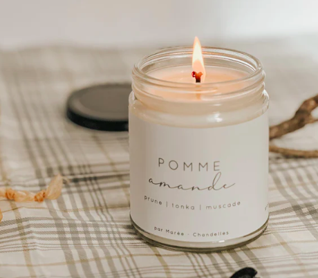MARÉE - CHANDELLES CHANDELLE DE SOYA - pomme amande