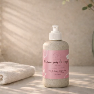 savonnerie poussière d'étoile crème pour le corps fruit du dragon
