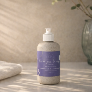 savonnerie poussière d'étoile crème pour le corps lavande et bois de ho