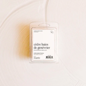 marée chandelle PASTILLES DE CIRE DE SOYA POUR DIFFUSEUR cèdre et baie de genévrier