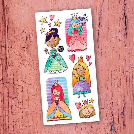 pico tatoo Mademoiselle la princesse et ses amies