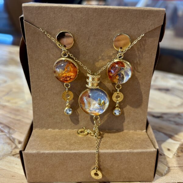 la shop à choupi ensemble boucles d'oreilles et collier