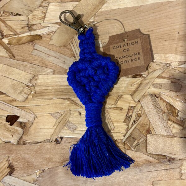 création CR porte clé bleu