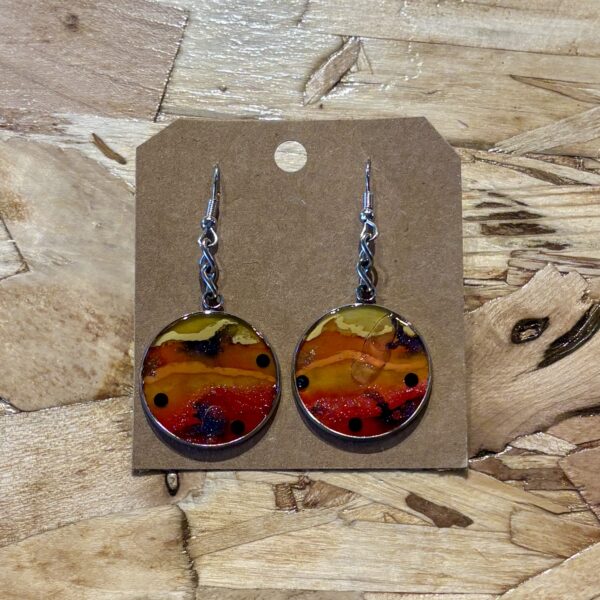 sachat création grandes boucles d'oreilles