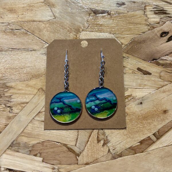 sachat création grandes boucles d'oreilles