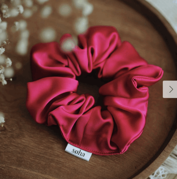 CHOUCHOU EN SATIN - MAGENTA - Soha & Co.