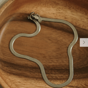 CHAÎNE HERRINGBONE argent soha & co