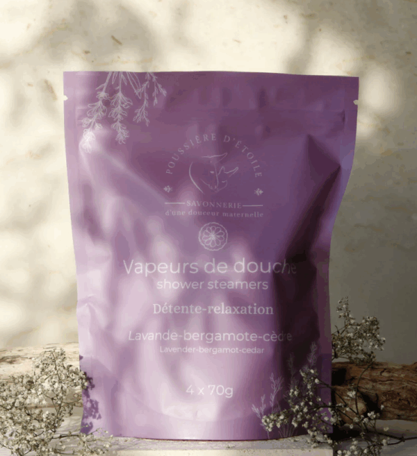 poussière d'étoile Vapeurs de douche Détente-Lavande, bergamote & cèdre