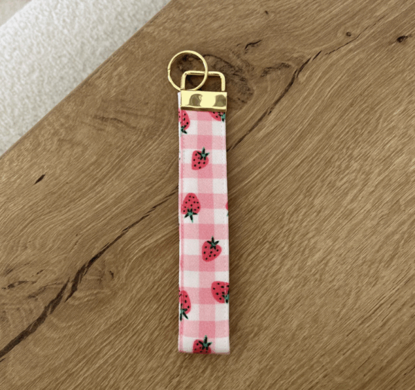 alarocque design Porte-clés | Bracelet | Carreauté et fraises