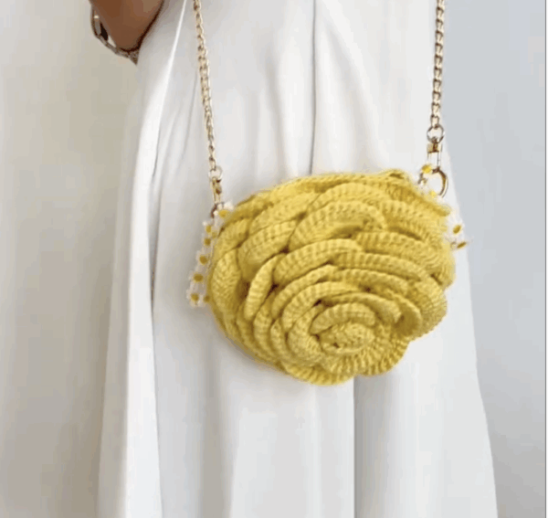 Felidae Handbags sac rose jaune