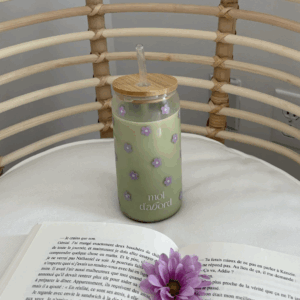 moi d'abord Tumbler en verre lily