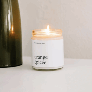 maree chandelle orange épicée