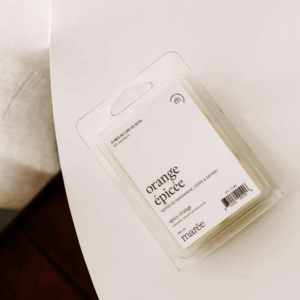 marée pastille de cire orange épicée