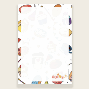 soies papeterie Bloc-notes | collations sucrées