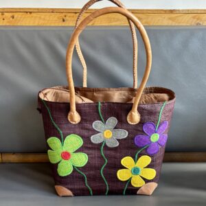 out of Africa sac/panier mauve