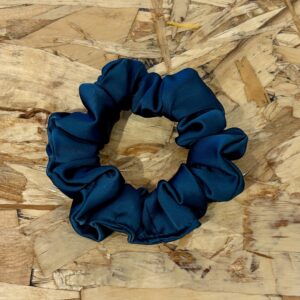 lune créations québécoises chouchou satin vert foncé