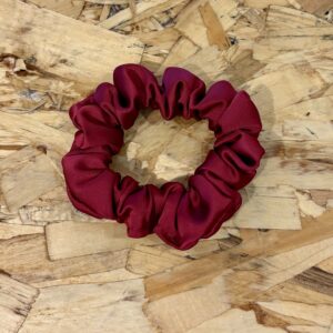 lune créations québécoises chouchou satin rouge