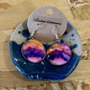 sachat création grandes boucles d'oreilles