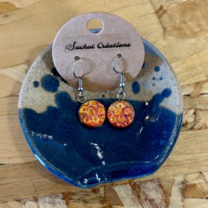 sachat création boucles d'oreilles