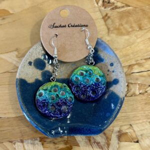 sachat création grandes boucles d'oreilles