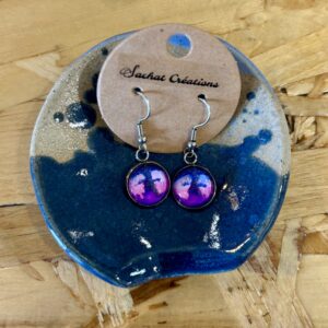 sachat création boucles d'oreilles