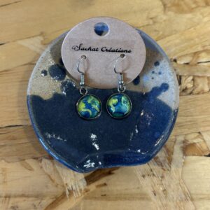 sachat création boucles d'oreilles