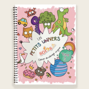 Cahier de coloriage mignon soies