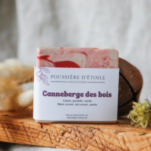 poussière d'étoile savon lait d'anesse canneberge des bois