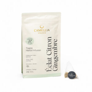 Camellia sinensis tisane éclat citron gingembre biologique sachets