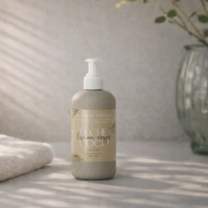 savonnerie poussière d'étoile crème pour le corps pêche et coco