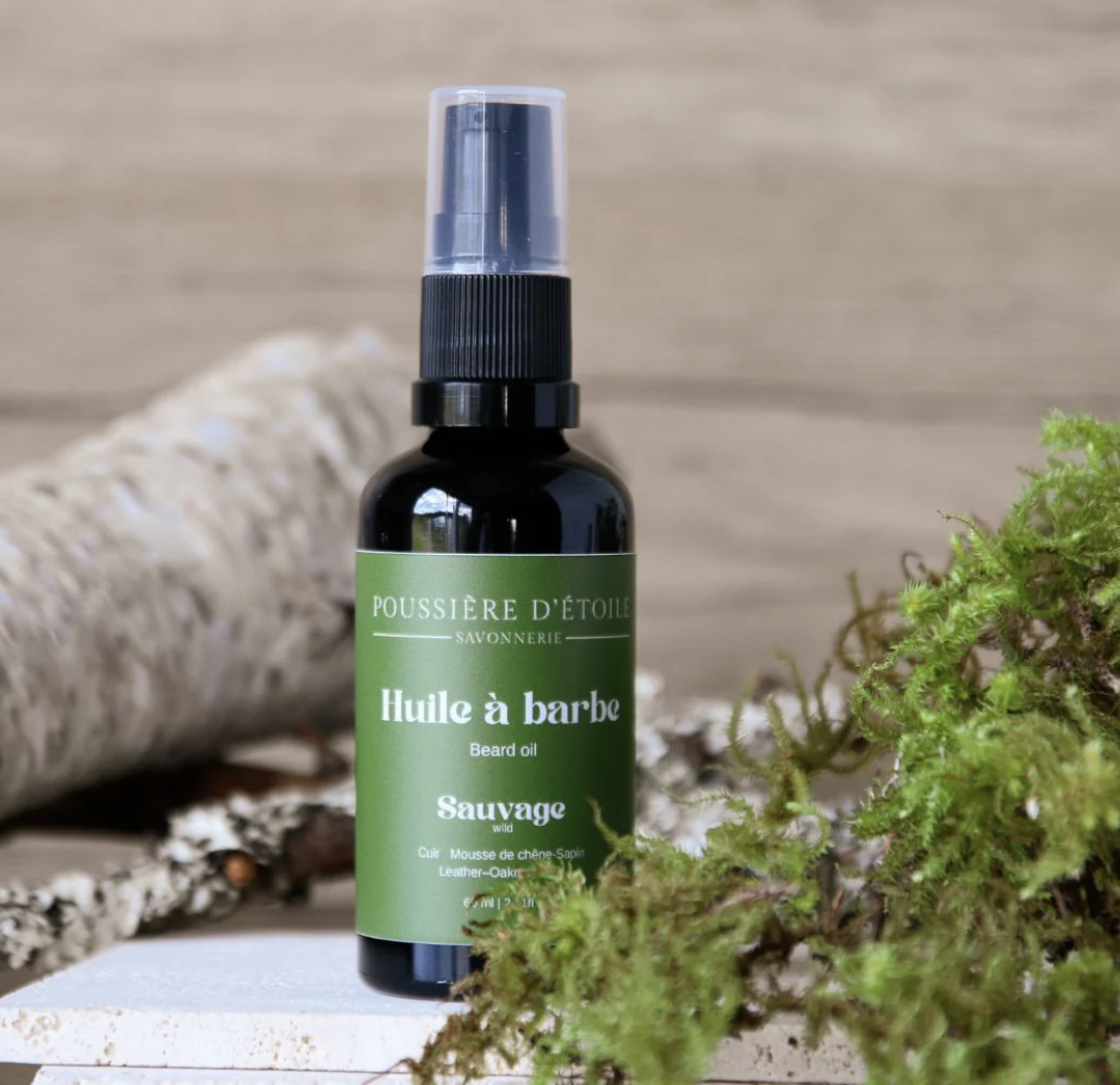 savonnerie poussière d'étoile huile à barbe sauvage