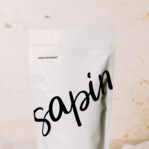 maree bain moussant sapin